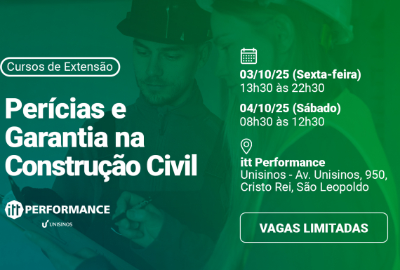 Curso de Extensão | Perícias e Garantia na Construção Civil