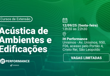 Curso de Extensão | Acústica de Ambientes e Edificações