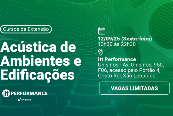 Curso de Extensão | Acústica de Ambientes e Edificações