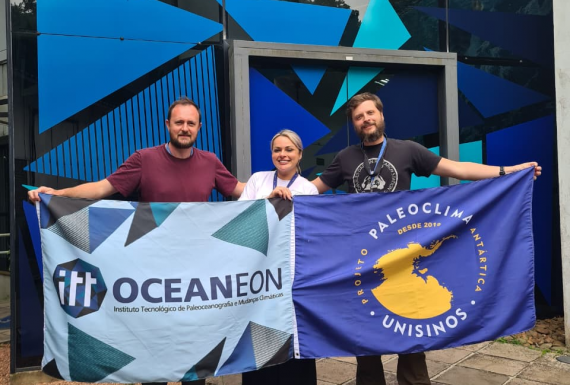 Pesquisadores do itt Oceaneon estão em missão científica na Antártica para estudar o clima de milhões de anos atrás 