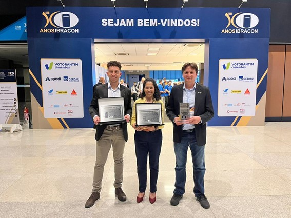 Professores da Escola Politécnica e pesquisadores do itt Performance são premiados no IBRACON