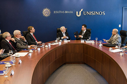 Diretor de cluster da Alemanha visita a Unisinos