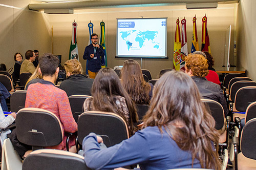 Estudantes estrangeiros na Unisinos