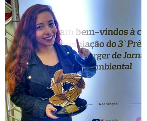 Aluna do jornalismo da Unisinos conquista Prêmio Lutzenberger