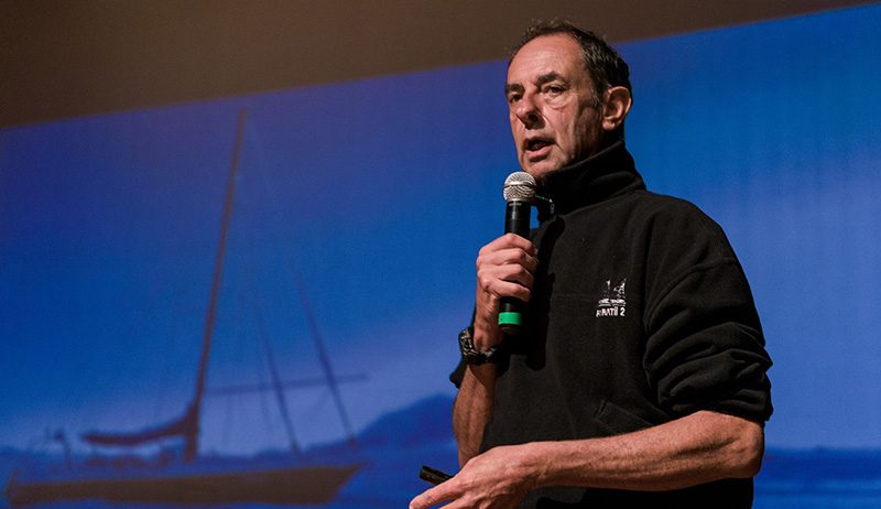 Aula magna com Amyr Klink em Caxias do Sul