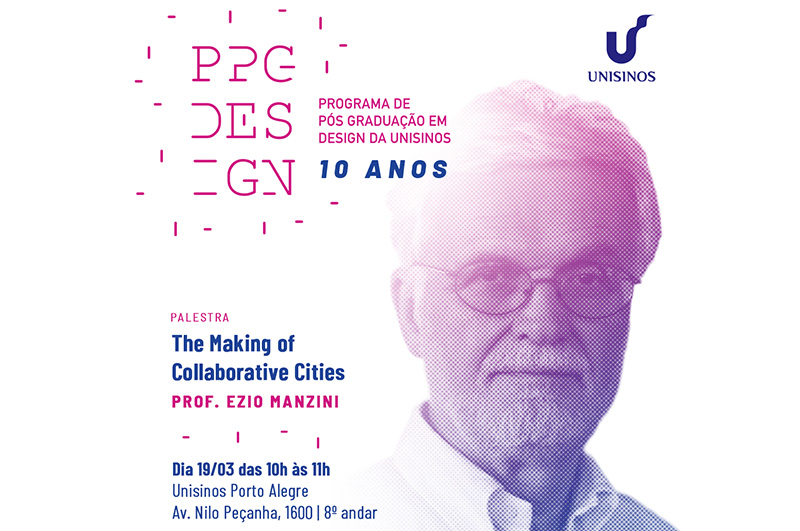 Pesquisador italiano Ezio Manzini vem à Unisinos falar sobre design para inovação social