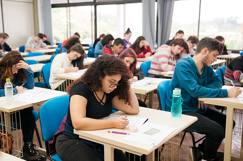 Dia de Vestibular na Unisinos