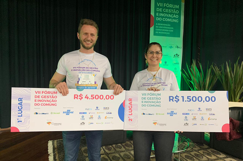 Alunos da Unisinos são premiados no Startup Plus University