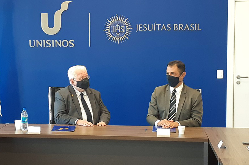 Novo reitor da UFRGS visita a Unisinos