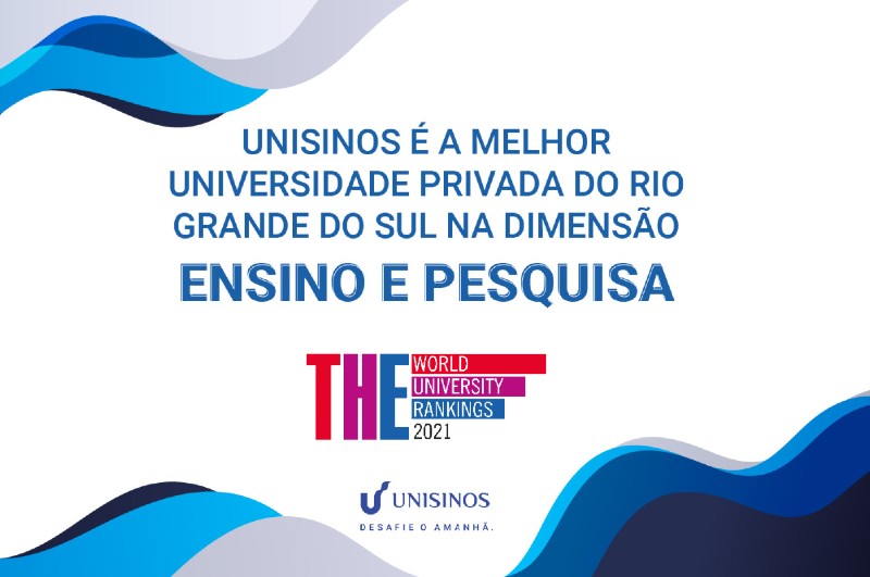 Unisinos é a melhor universidade privada do RS na dimensão Ensino e Pesquisa em ranking mundial