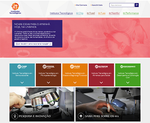 Institutos Tecnológicos ganham novo site