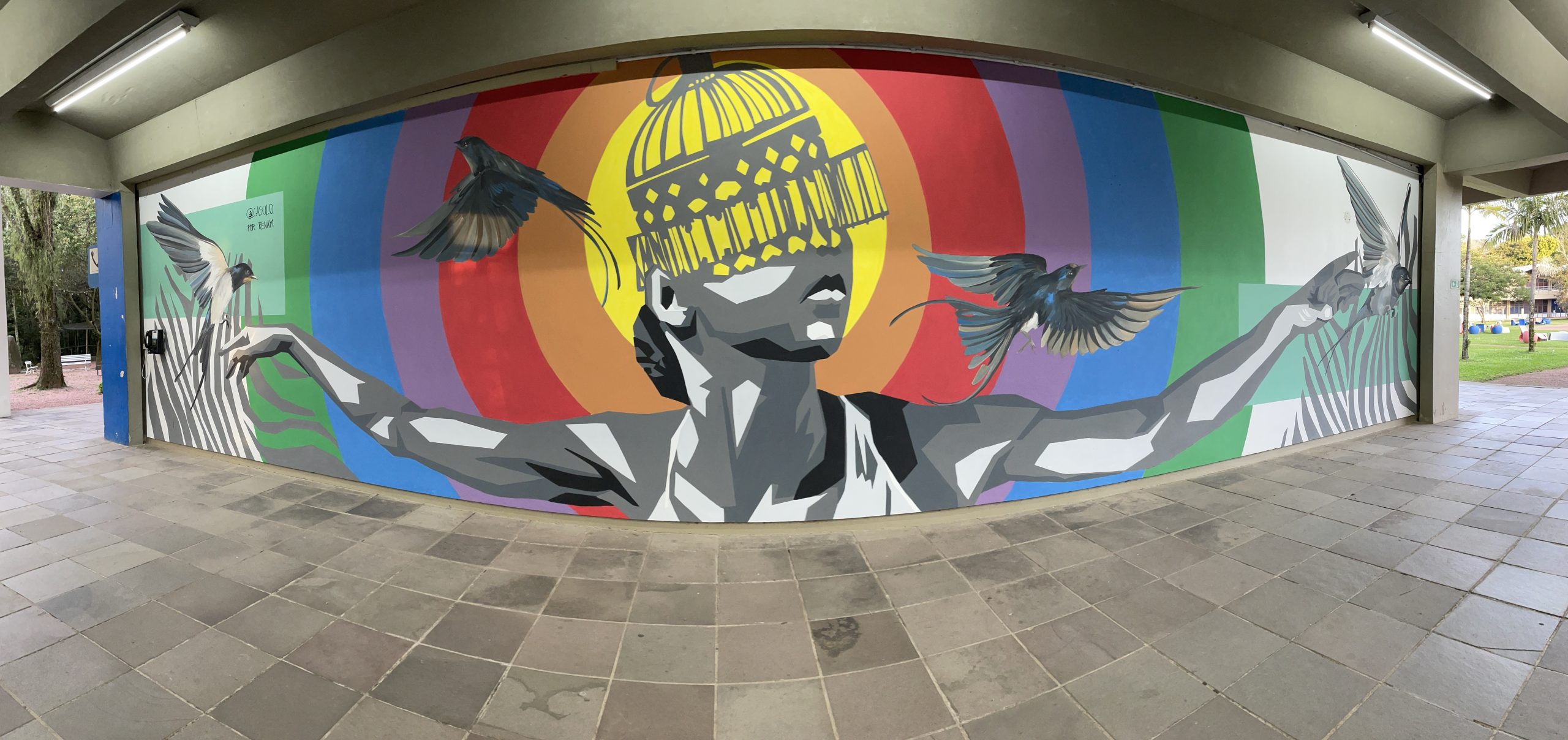 Artes urbanas decoram espaços do campus São Leopoldo