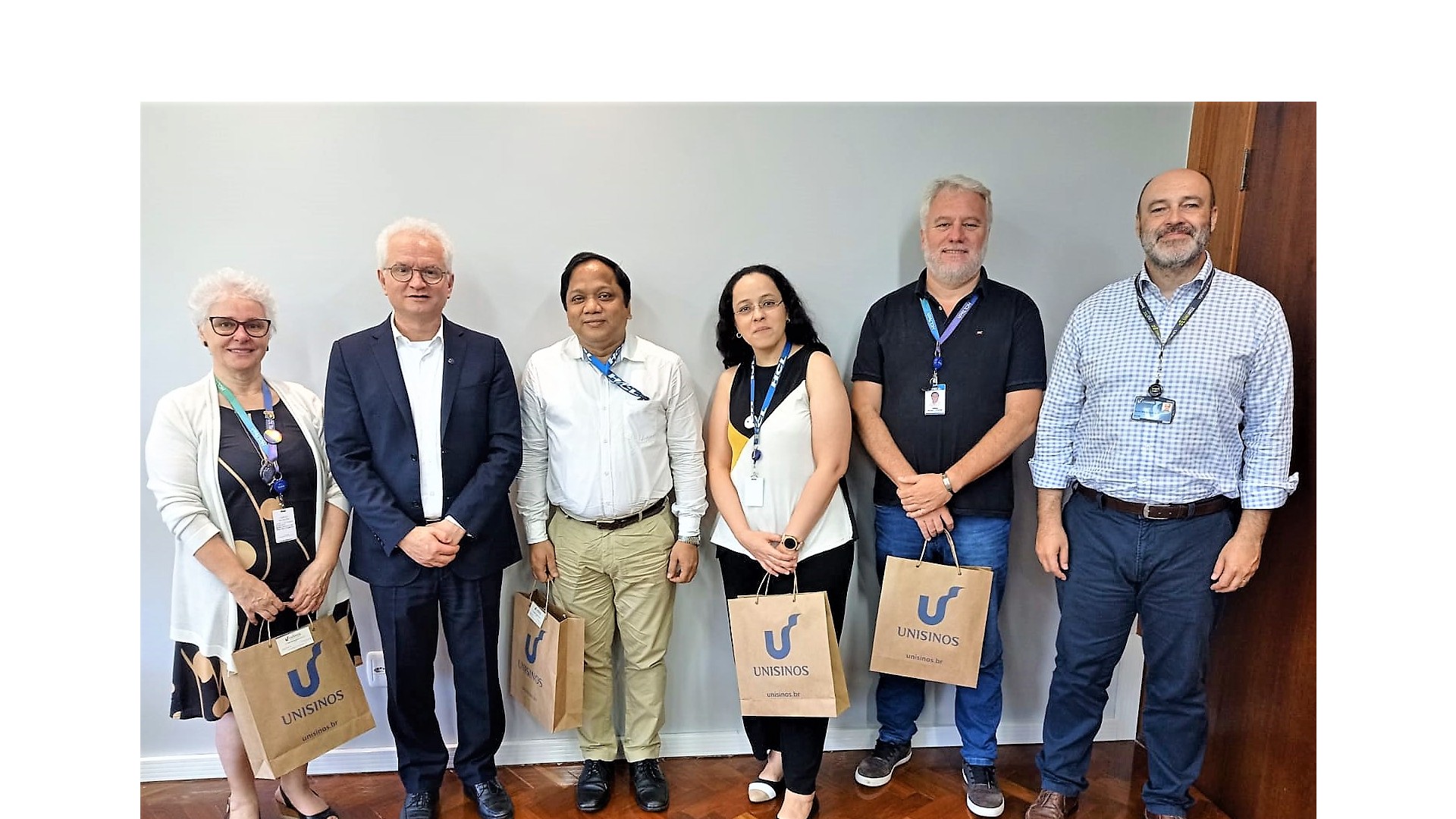 Reitor da Unisinos recebe gestores da HCL Tech Brasil