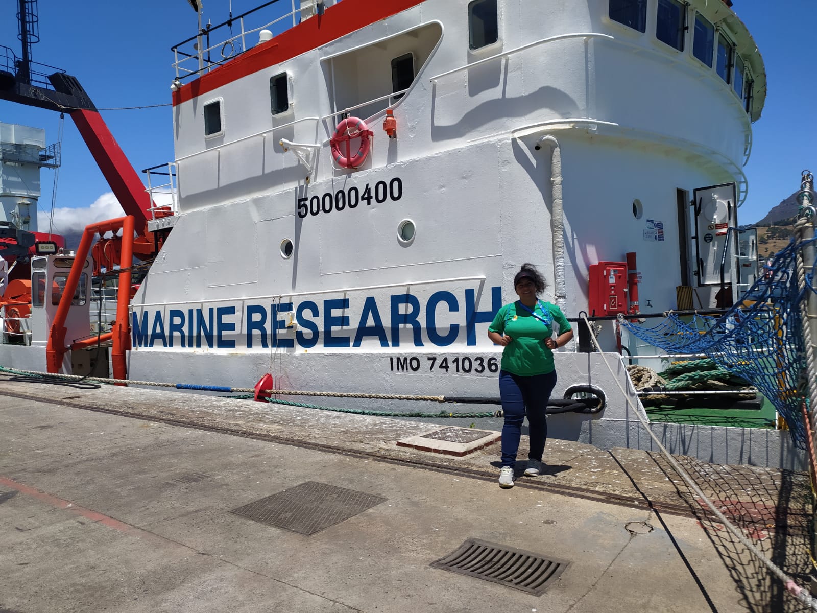 Pesquisadora do itt Oceanon participa de treinamento oceanográfico na África do Sul