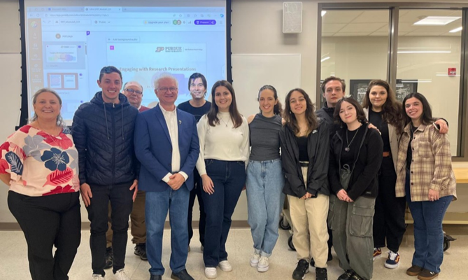 Comitiva da Unisinos realiza visita a Purdue University 