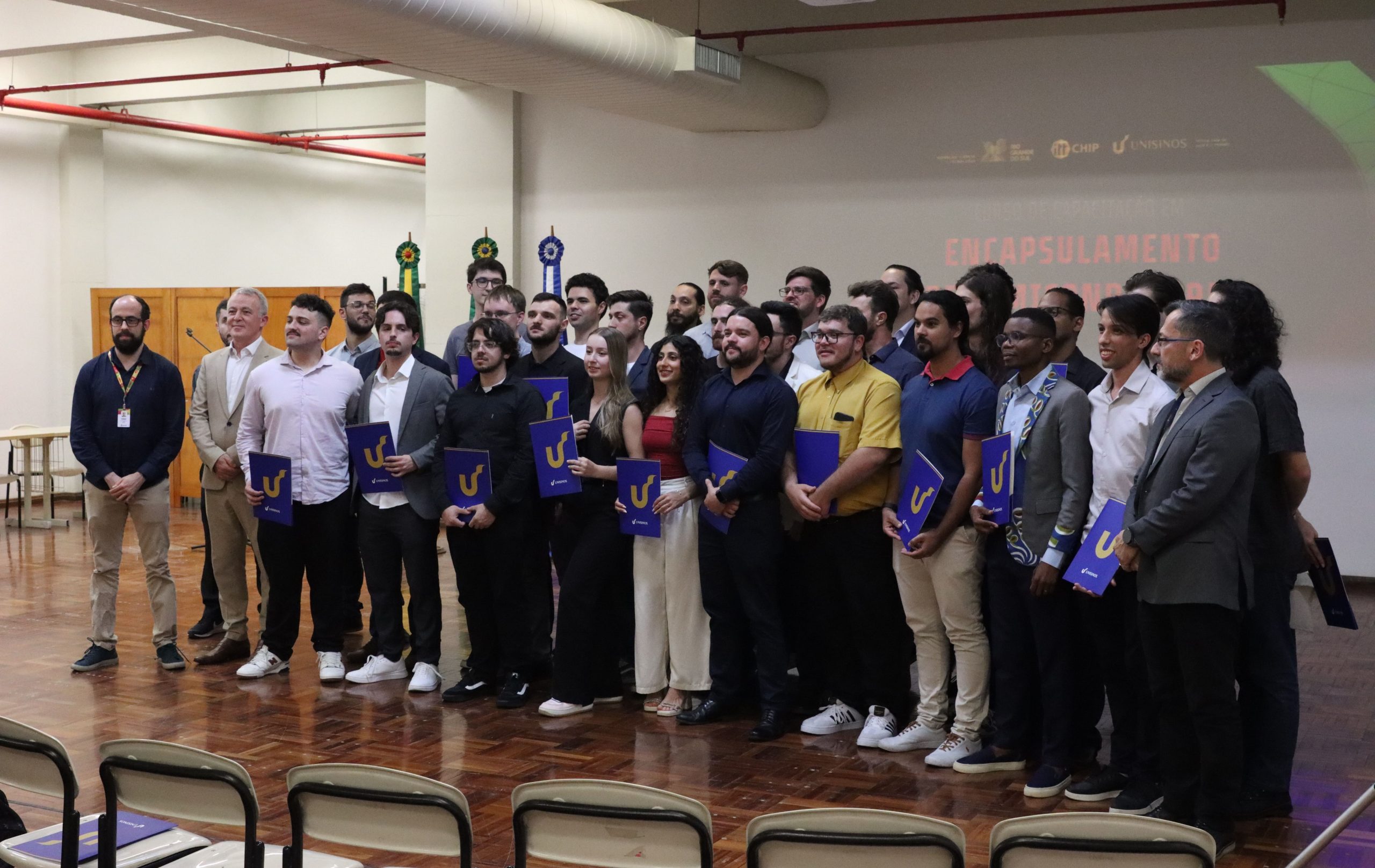 Alunos concluem especialização em Encapsulamento de Semicondutores na Unisinos