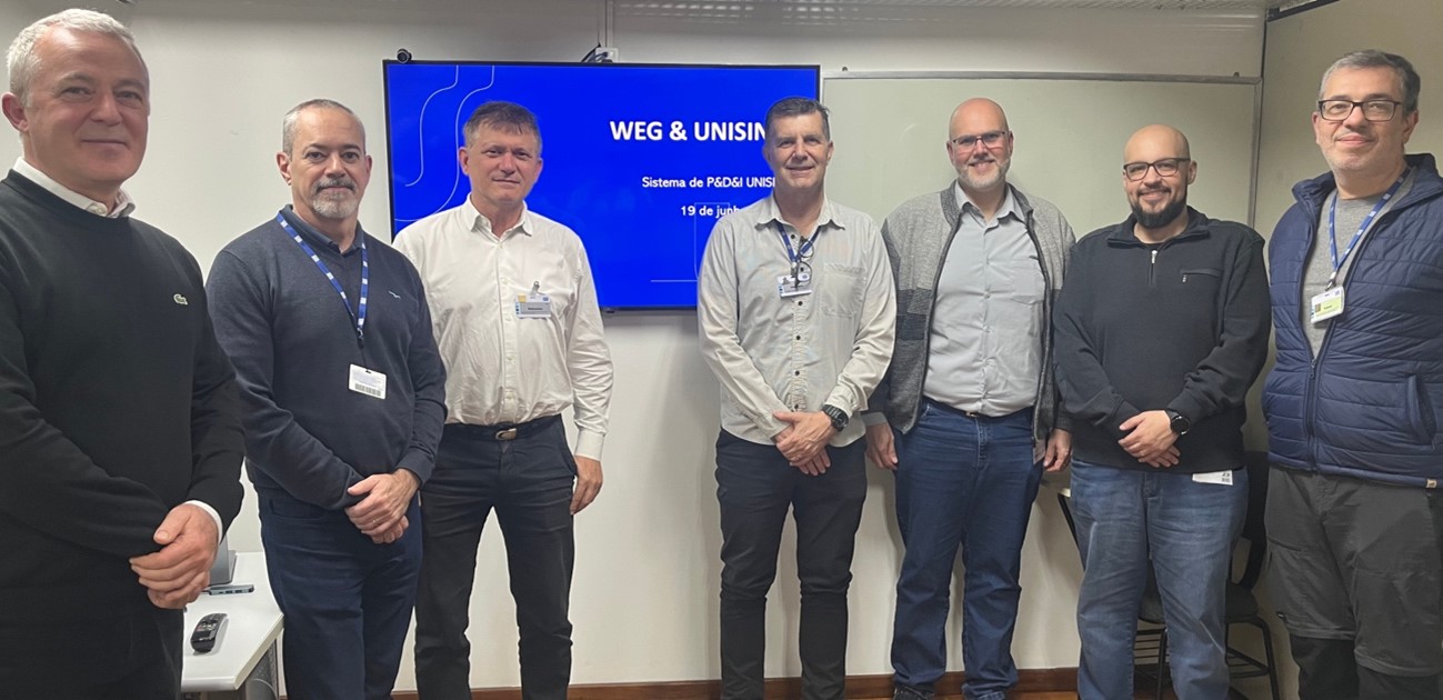 Unisinos apresenta potencial em inovação e pesquisa aplicada durante visita à WEG
