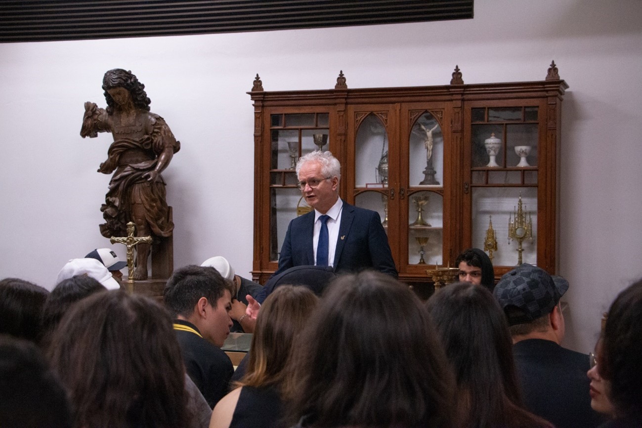 Uma imersão na história: estudantes visitam o Memorial Jesuíta Unisinos e o Espaço Memória Sacra durante a 19ª SNCT